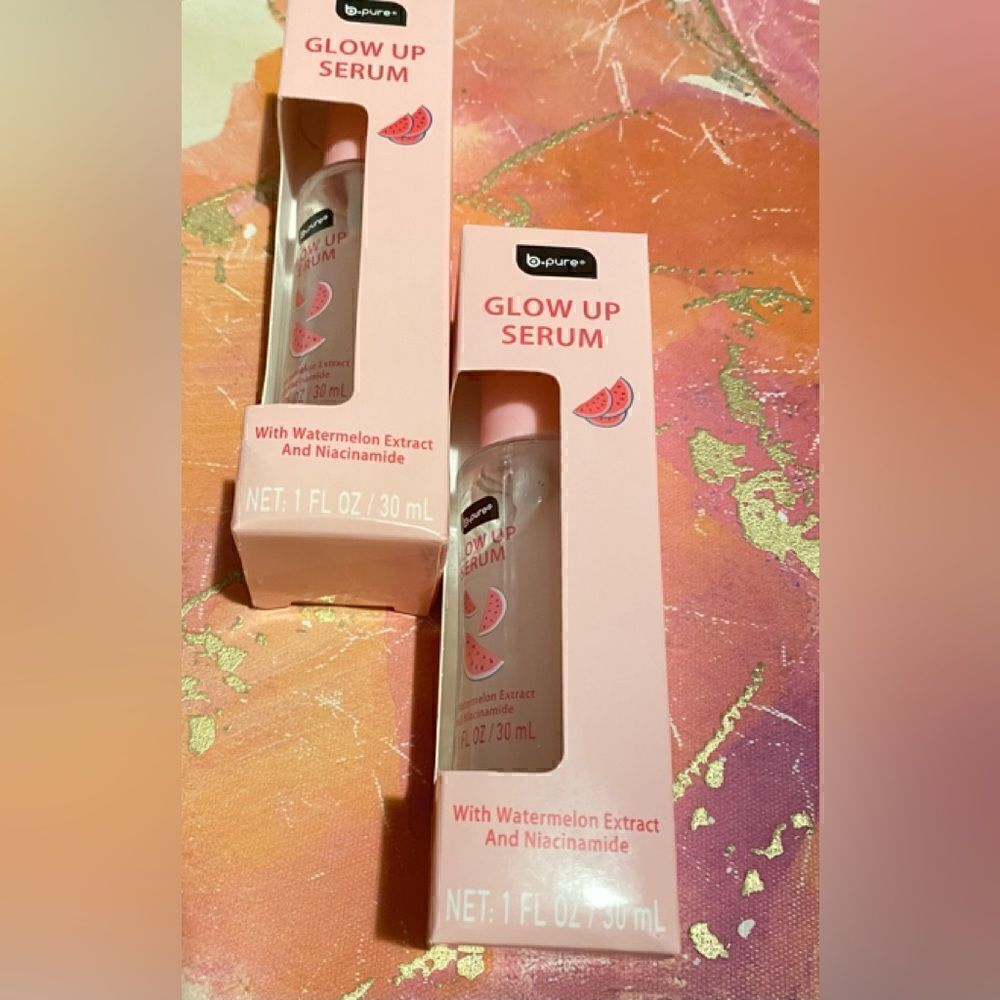 🎊B-Pure set of 2 Glow up serum with watermelon 🍉 Extract Niacinamide 1 FL OZ